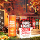 Bud light seltzer on vibrant fall background